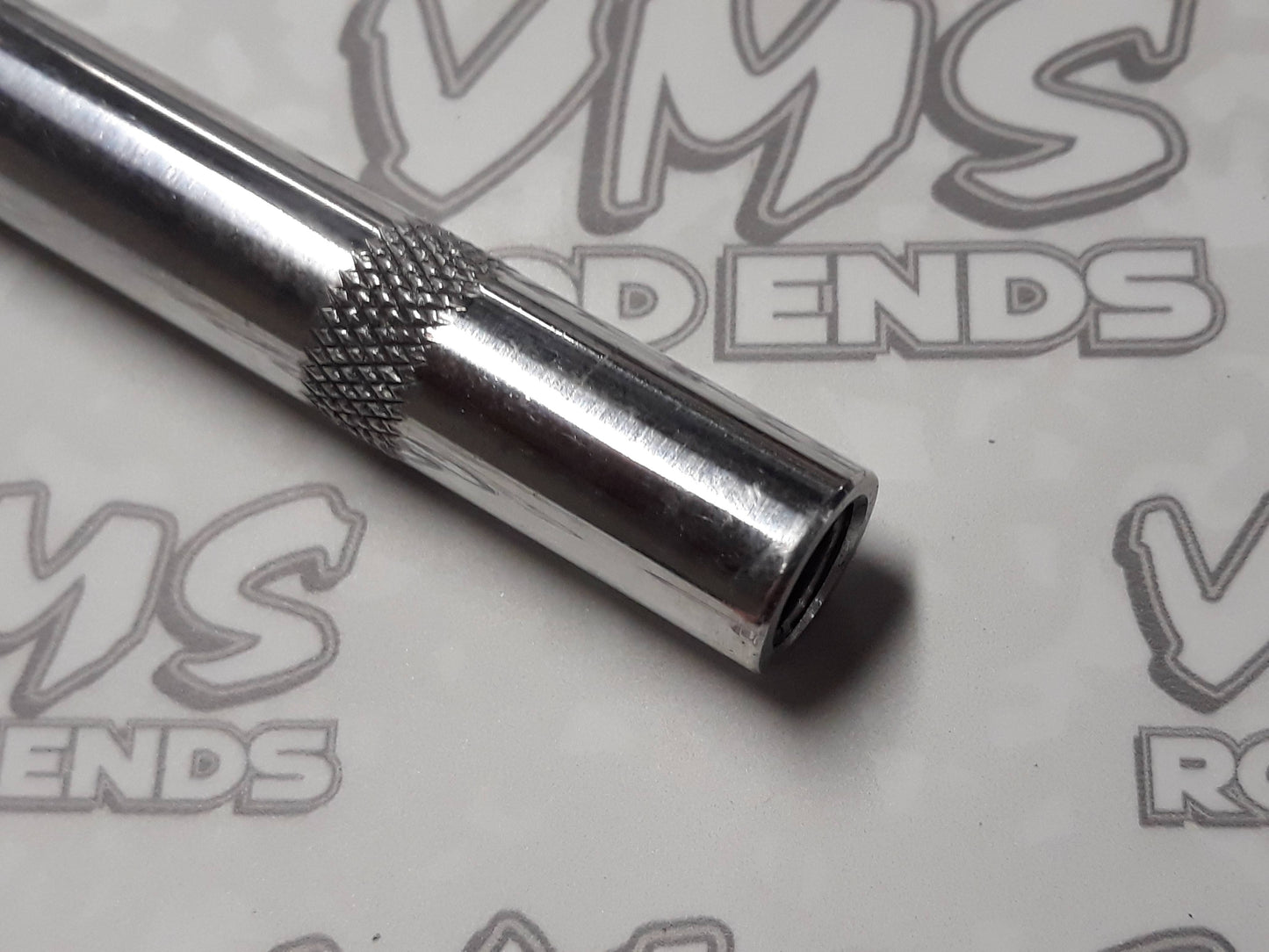 3/8" Tap Aluminum Radius Rod / Swedge Tube. 3/8" Tap X 1/2" OD. 5.5" - 12" lengths