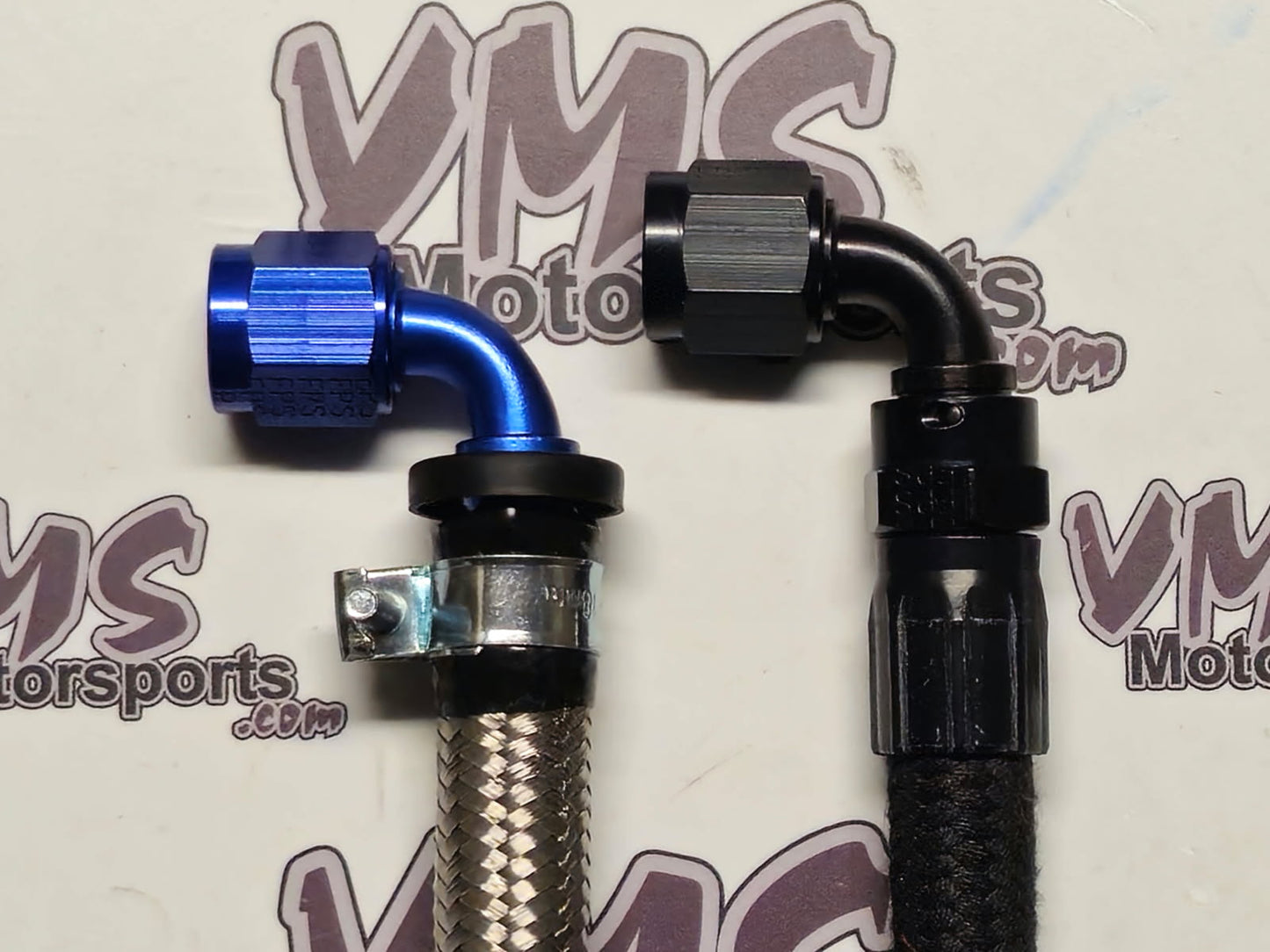 VMS Motorsports Legends FZ09 MT09 Lightweight Black Fuel Line Kit