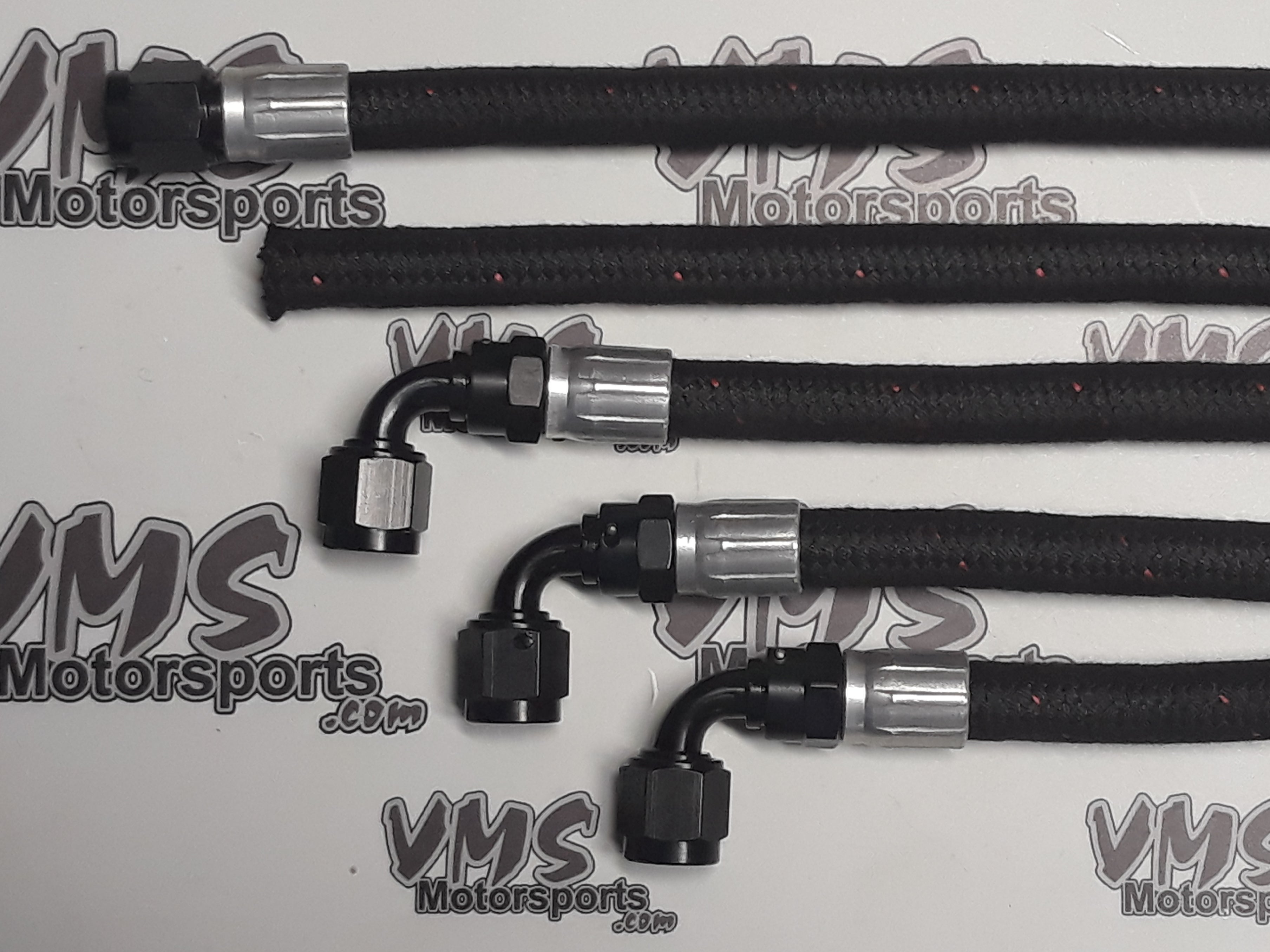 VMS Motorsports Legends FZ09 MT09 Lightweight Black Fuel Line Kit