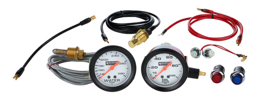 Oil Pressure & Water Temperature Gauge Kit by Allstar