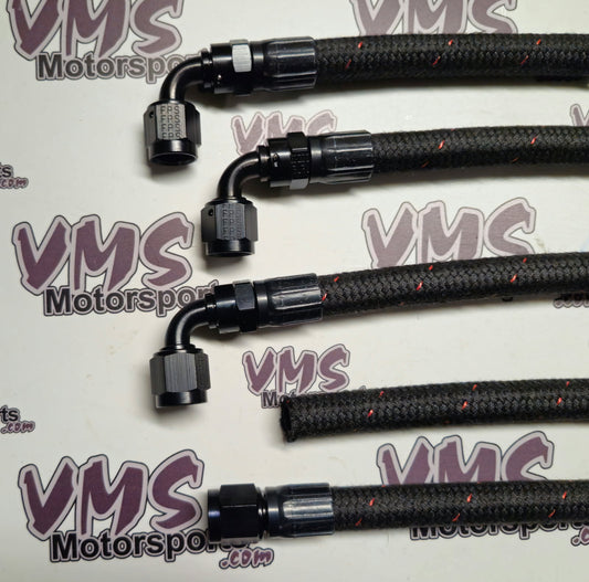 VMS Motorsports Legends FZ09 MT09 Lightweight Black Fuel Line Kit