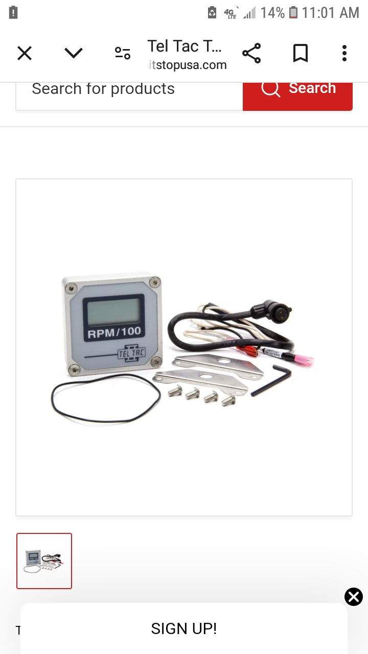 TEL TAC II Digital Tachometer