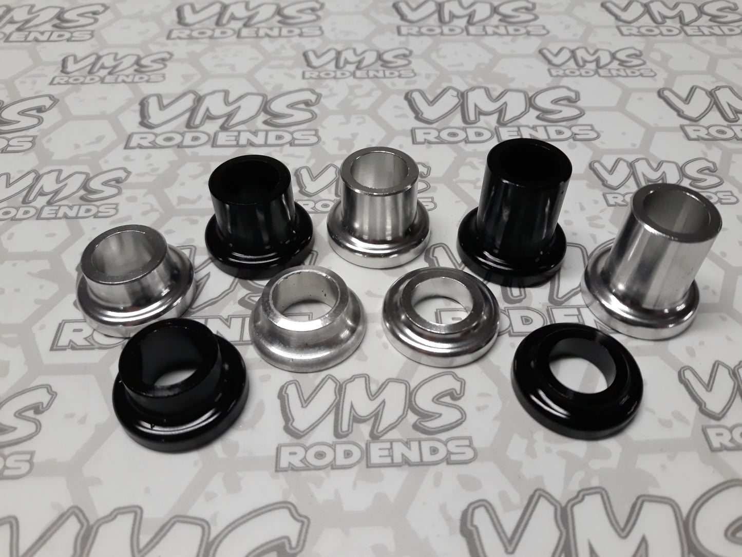Complete Rod End Kit-Aluminum (Black)