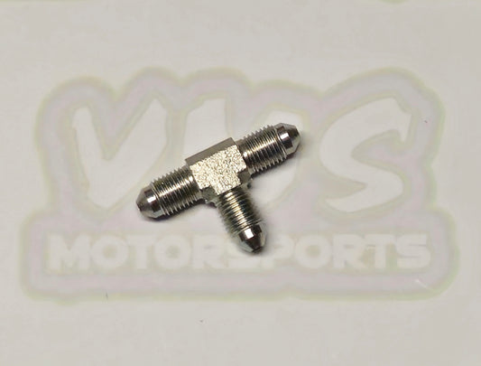 Brake Fitting -3AN Male Tee-Steel