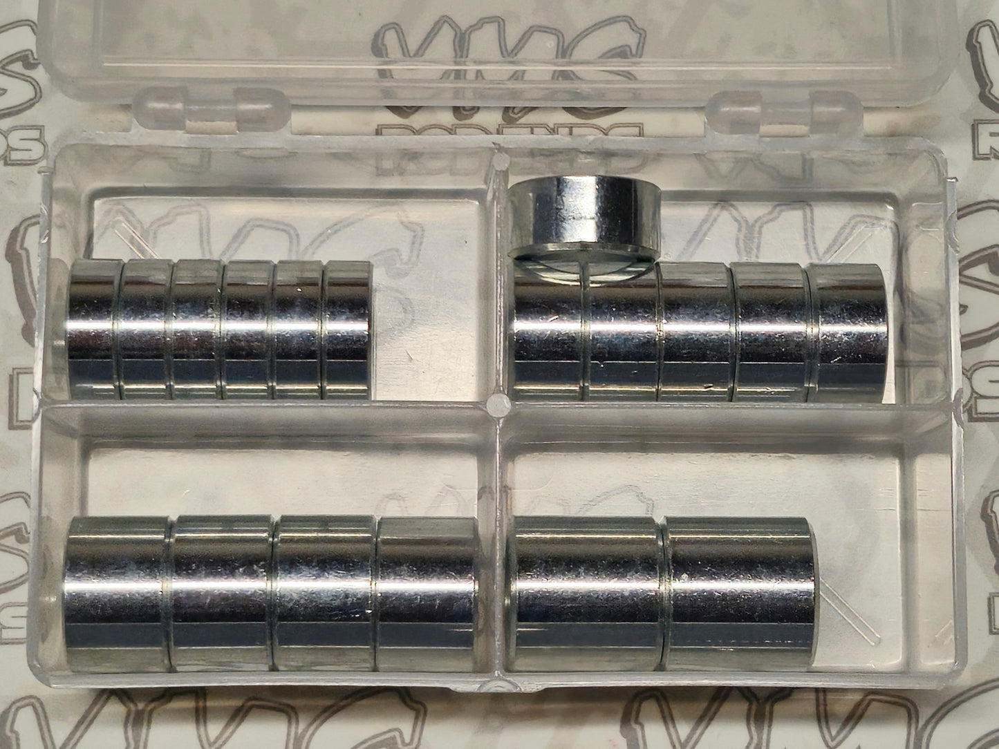 18 Piece Steel Rod End/Heim Joint Spacer Kit-1/2"
