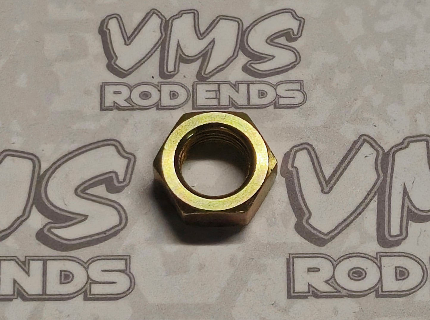 1/2" Steel Jam Nut-GOLD