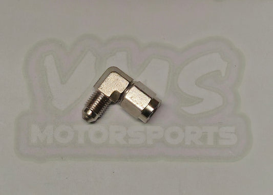 Brake Fitting -3AN Male to -3AN Female Adapter Steel